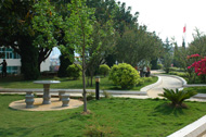 文山學院校園風光_中心花園