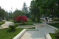 文山學院校園風光_中心花園