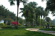 文山學院校園風光_中心花園